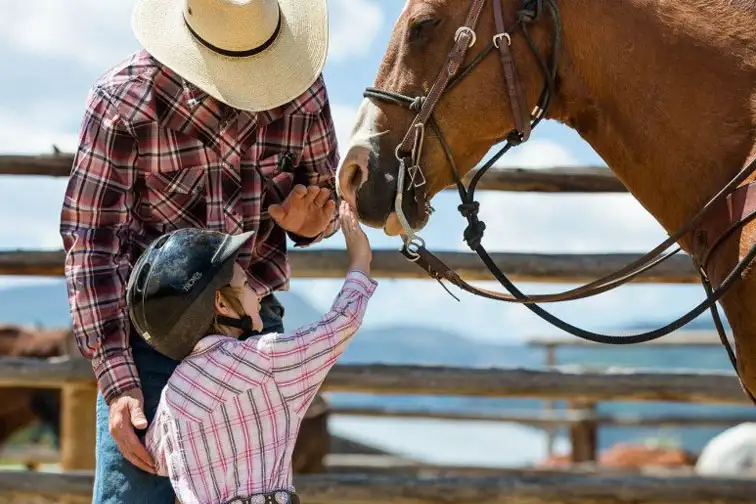 Horseback riding at 4UR Ranch; Courtesy of 4UR Ranch Resort