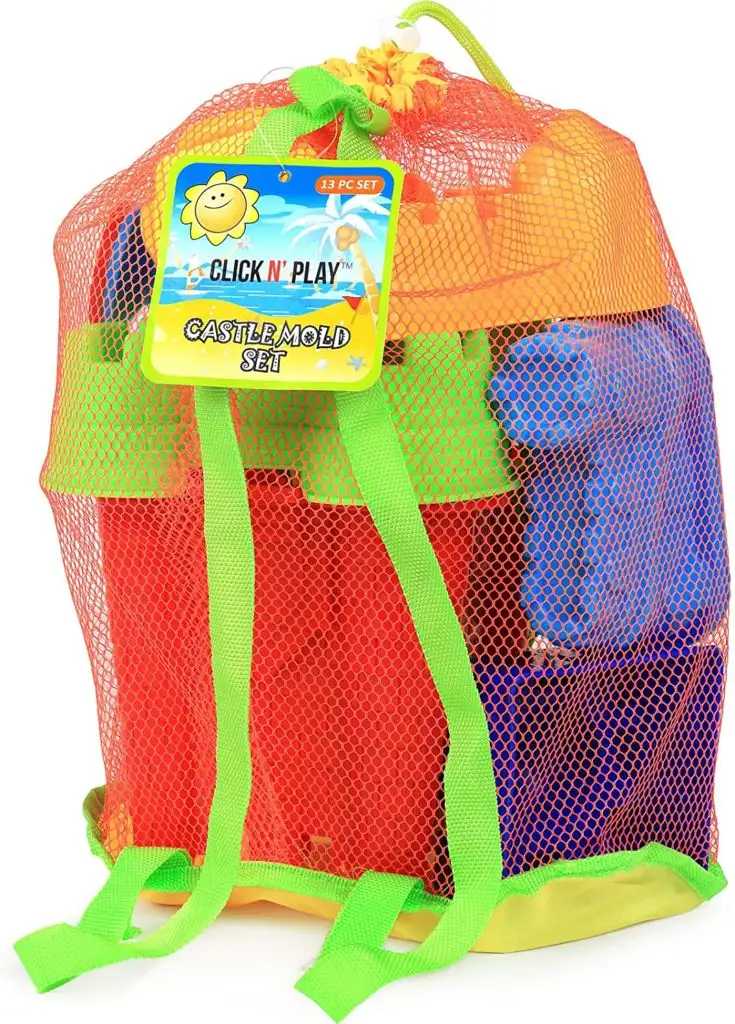 Click N Play 13 Piece Sand Castle Mold Set