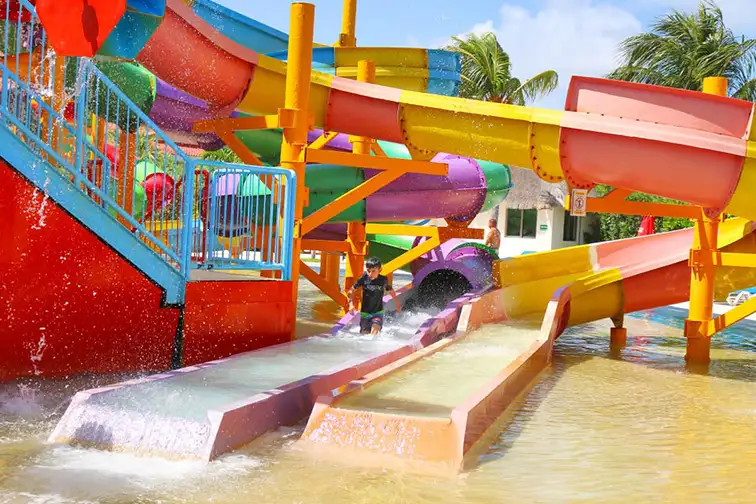 All Ritmo Cancun Resort & Waterpark waterslide; Courtesy of All Ritmo Cancun Resort & Waterpark