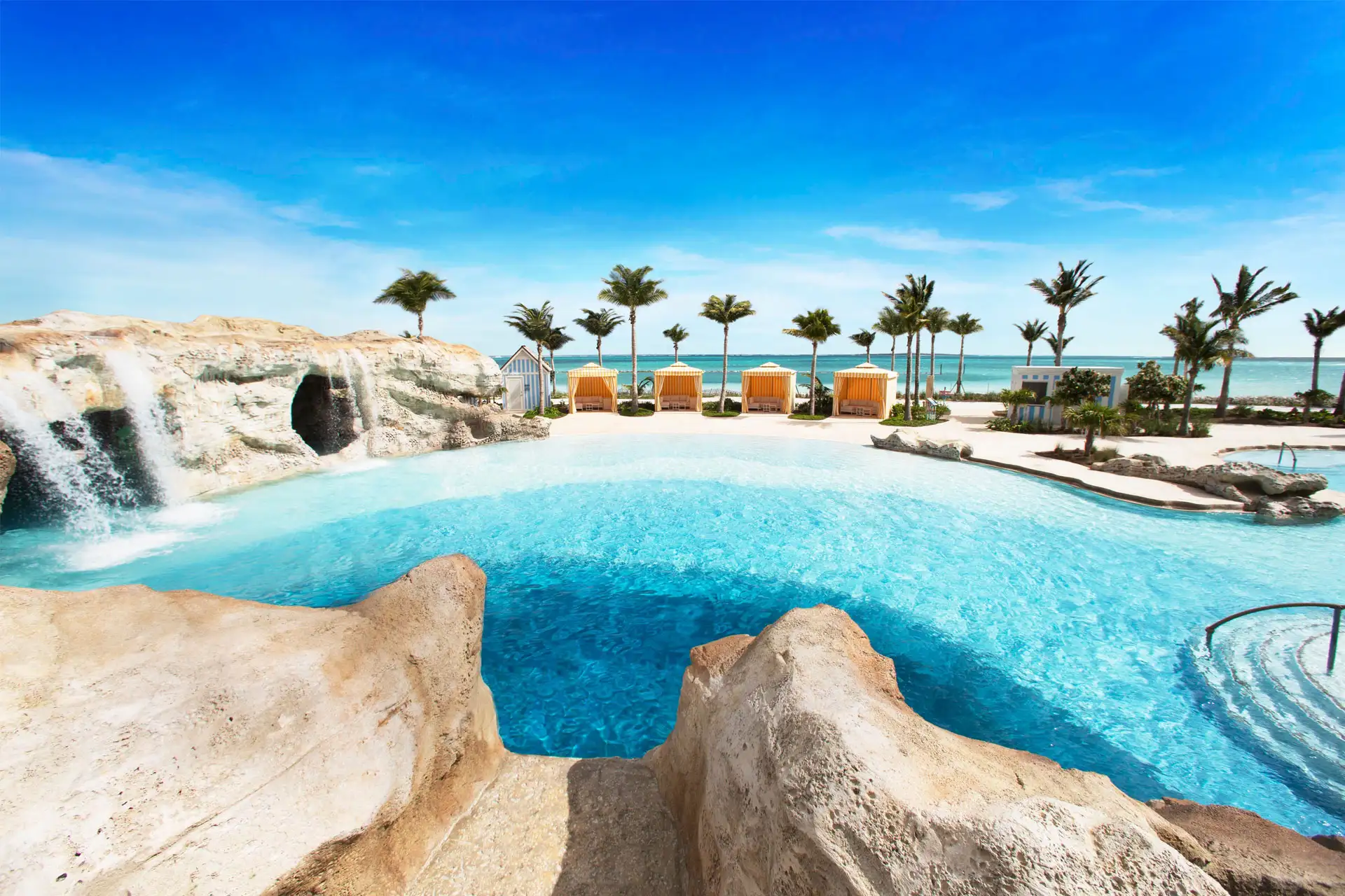 Baha Mar Blue Hole Pool; Courtesy of Baha Mar Resort