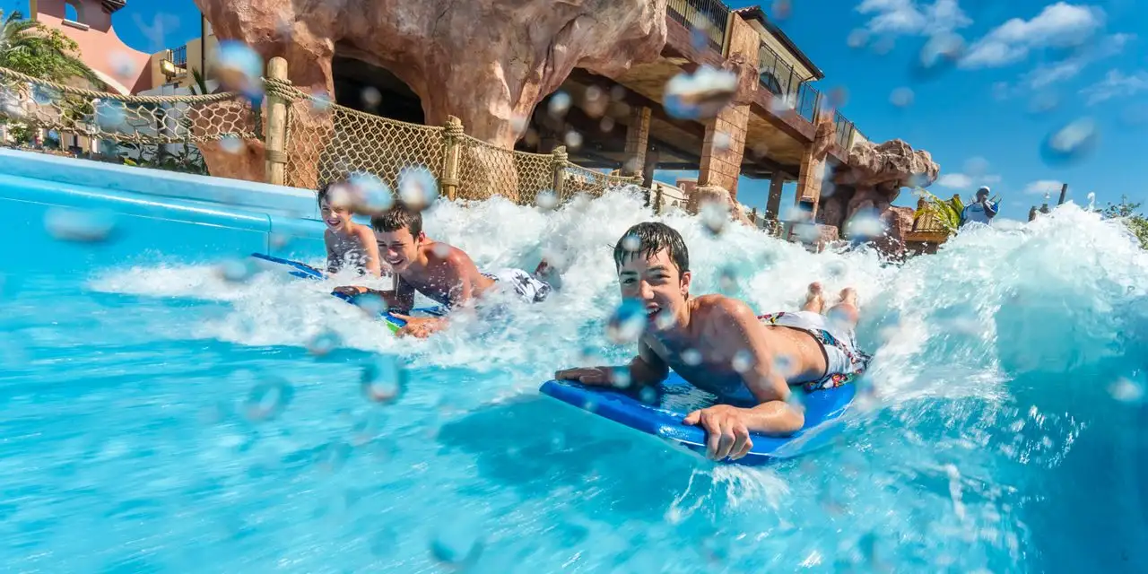 Kids in Water Park at Beaches Turks and Caicos; Courtesy of Beaches Turks and Caicos