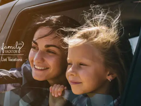 Happy family on a road trip in their car.; Courtesy of Estrada Anton/Shuttertsock