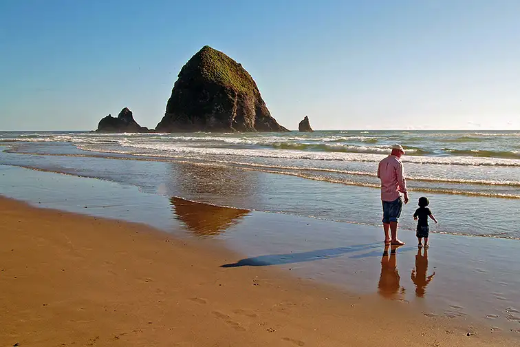 cannon beach near portalnd oregon; Courtesy Gopal Seshadrinathan