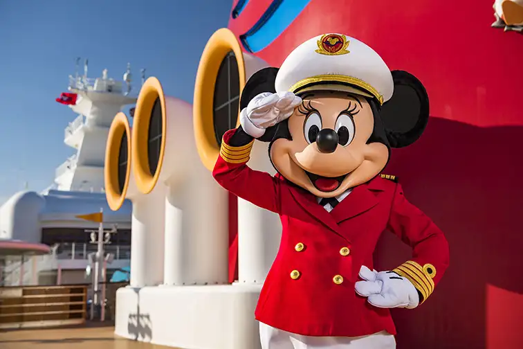 Captain Minnie Mouse is delighting children aboard all Disney Cruise Line ships; Courtesy of Walt Disney World