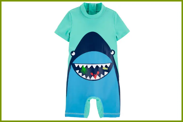 Carter's infant rashguard swimsuit