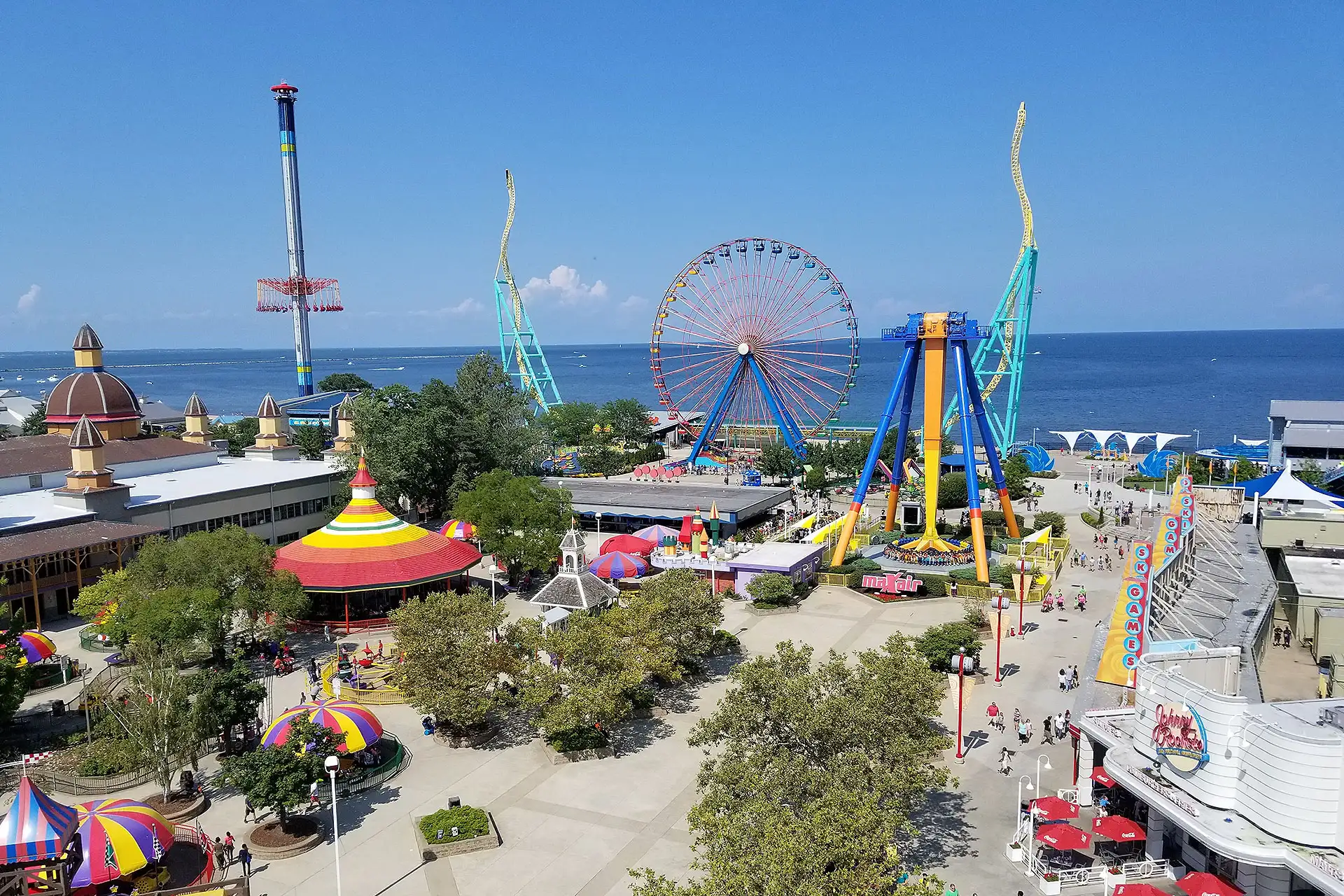 Cedar Point in Sandusky, Ohio; Courtesy of Brady James Smith/Shutterstock.com