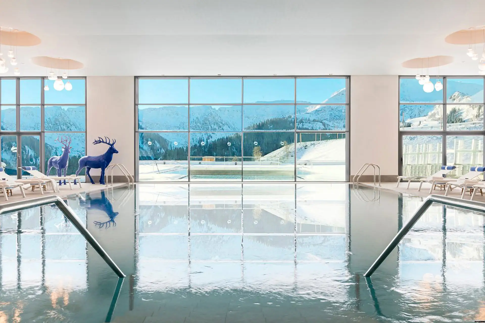 Indoor Pool at Club Med Grand Massif Samoens Morillon; Courtesy of Club Med Grand Massif Samoens Morillon