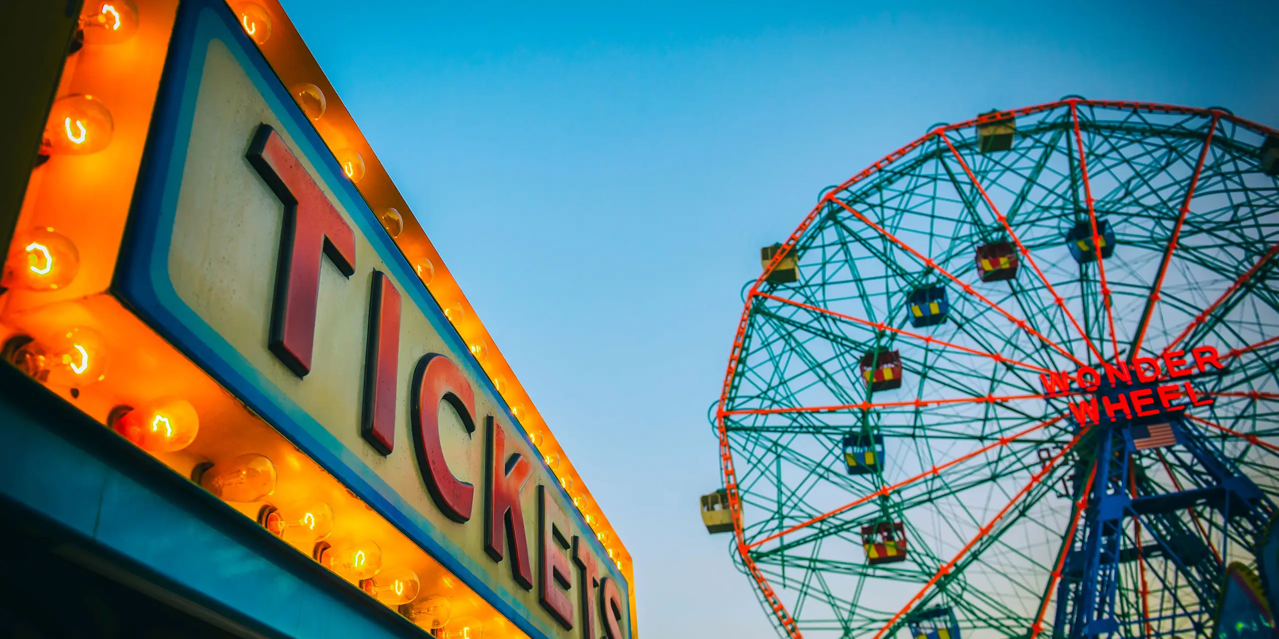 Coney Island Boardwalk; Courtesy of lazyllama/Shutterstock.com