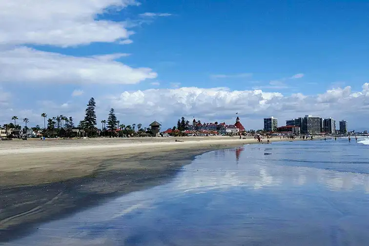 Coronado Beach in San Diego; Courtesy Tripadvisor Traveler/Jenna U