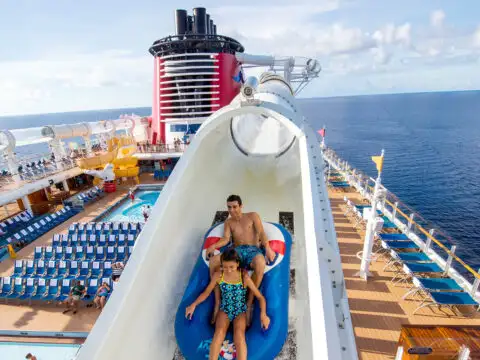 Disney Fantasy waterslide; Courtesy of Disney