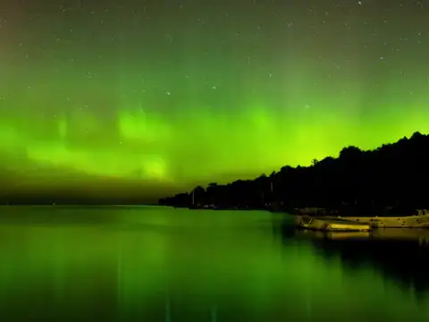 Door County, WI northern lights; Courtesy of Ben Baeb/Shuttestock