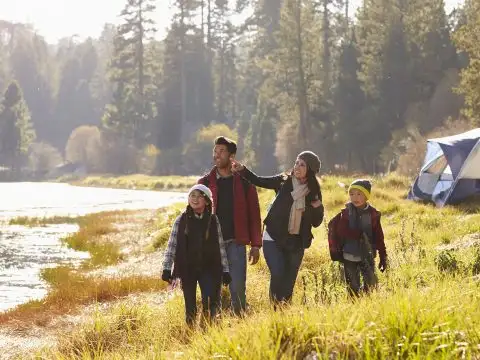 Family Camping; Courtesy of Monkey Business Images/Shutterstock.com