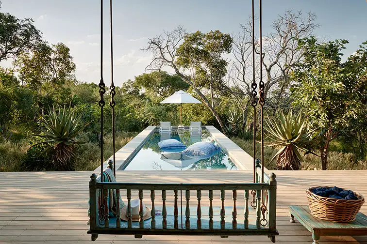 Private Pool at The Farmhouse at The Farmstead at Royal Malewane