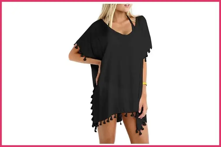 GDKEY's Chiffon Tassel Cover-Up