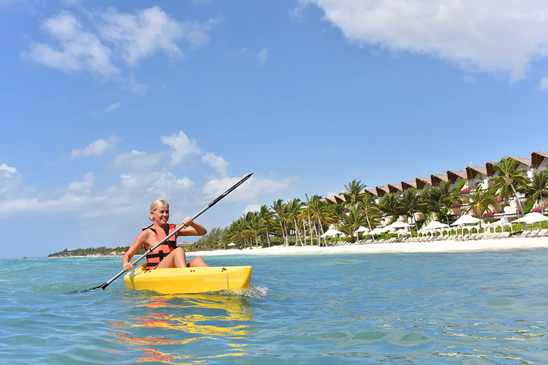 Kayaking at Grand Velas Riviera Maya; Courtesy of Grand Velas Riviera Maya