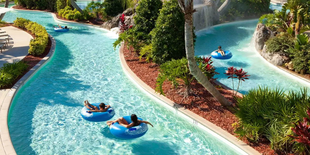 Lazy River at Hilton Orlando; Courtesy of Hilton Orlando