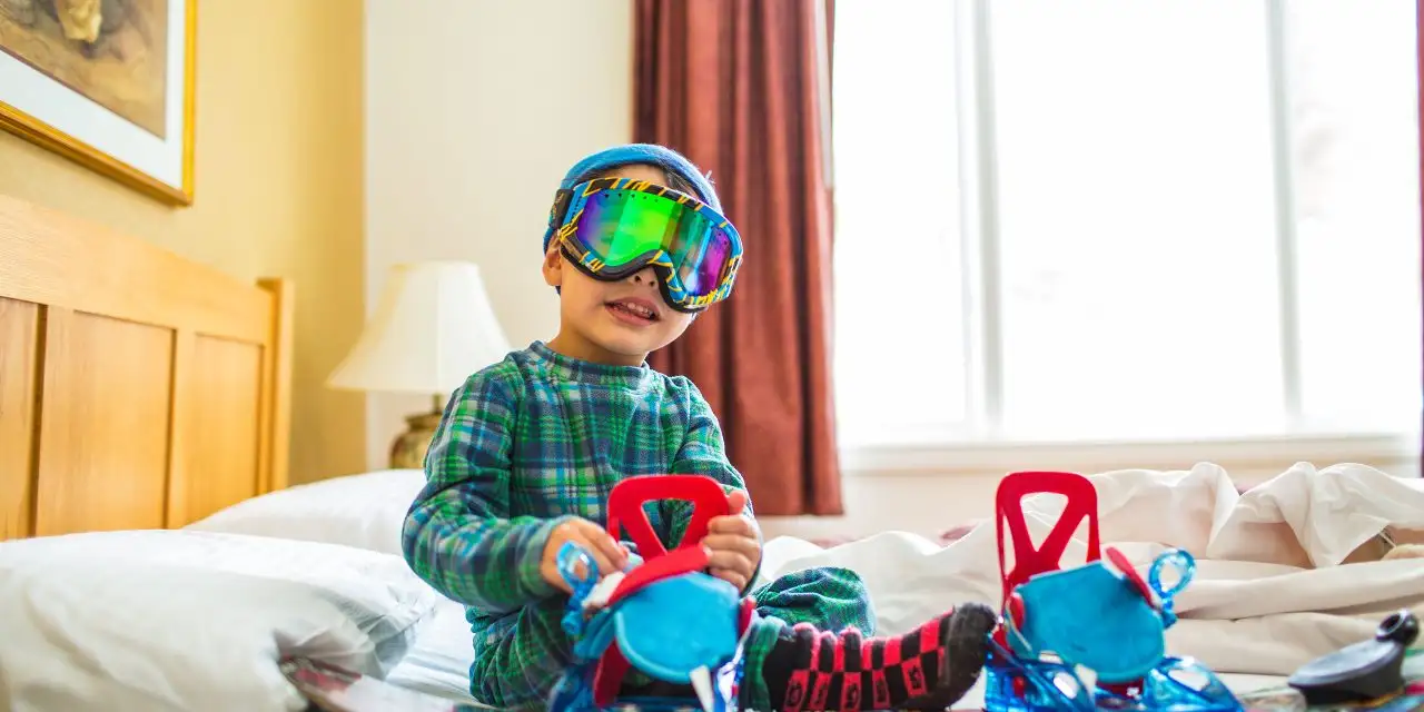 Kid in Snow Gear at Smugglers' Notch; Courtesy of Smugglers' Notch