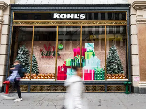 Kohl's holiday window; Courtesy of Kohl's