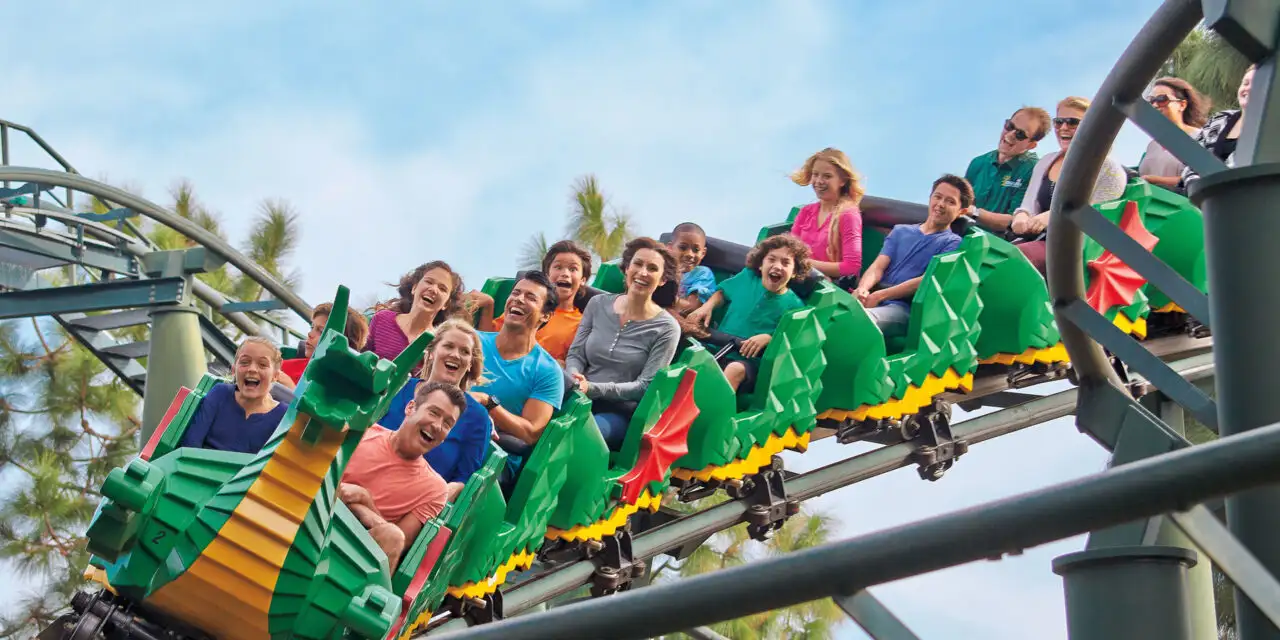 Rollercoaster at LEGOLAND New York