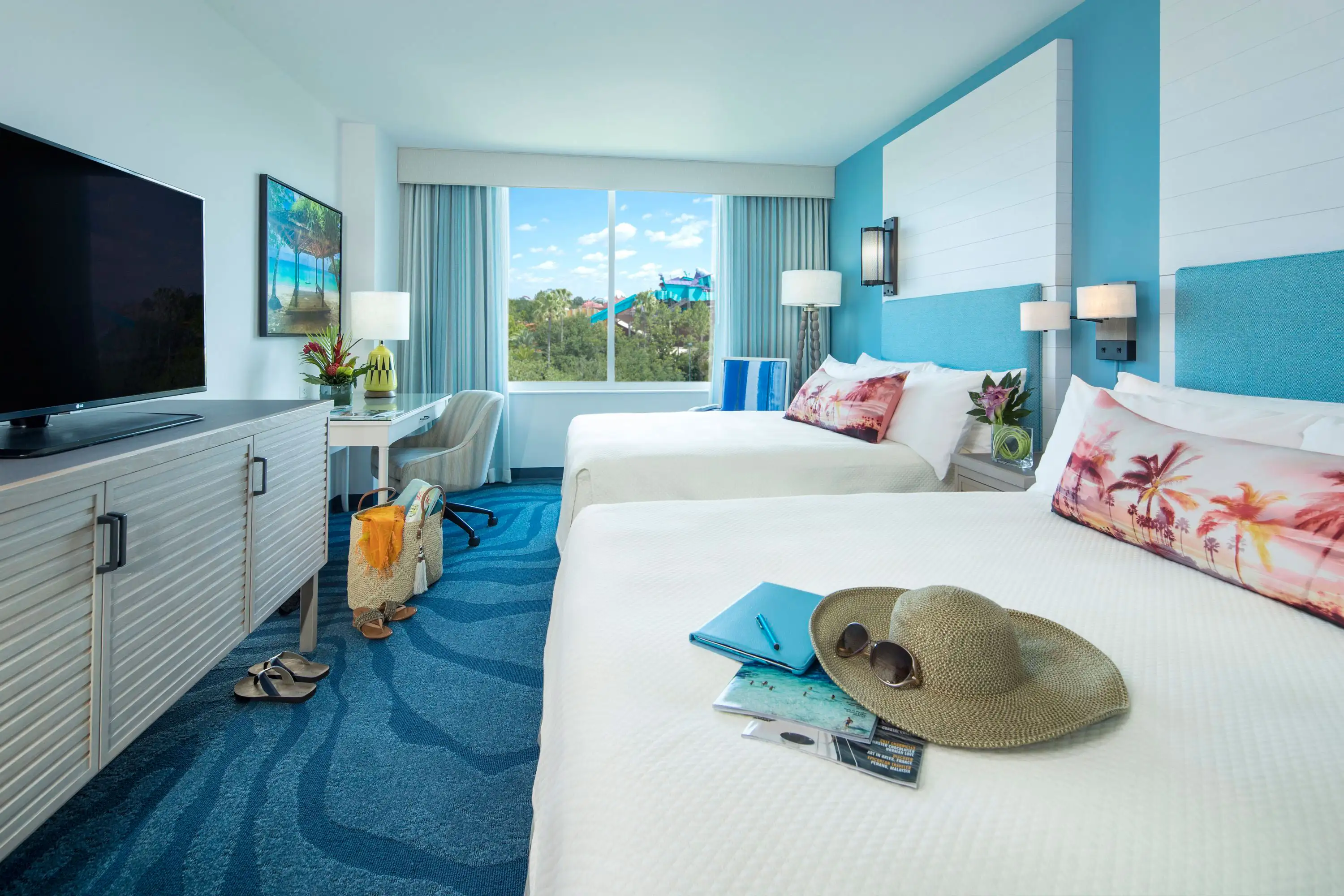 Guestrooms at Loews Sapphire Falls Resort