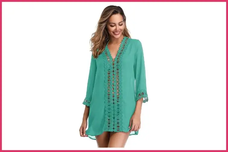 MiYang Floral Lace Cover-Up