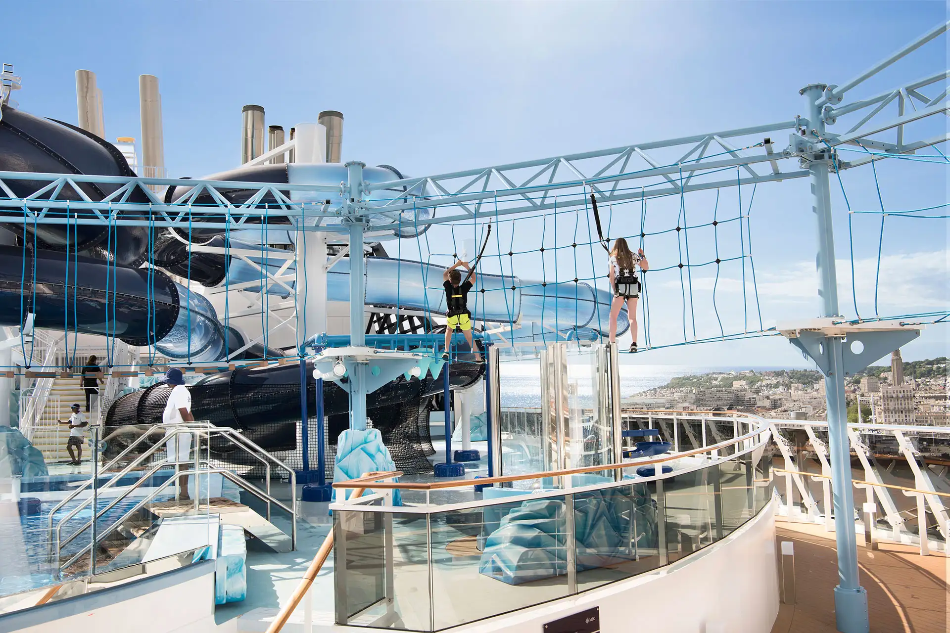 Ropes Course on MSC Meraviglia 