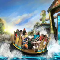 Rendering of Mystic River Falls at Silver Dollar City; Courtesy of SDC Attractions