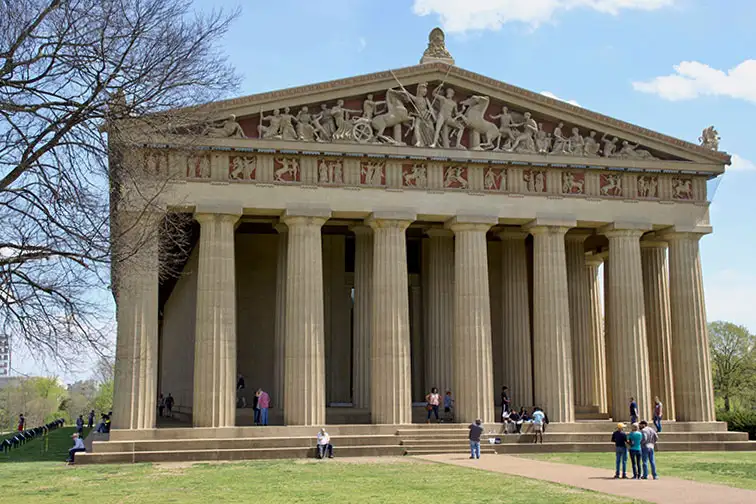 The Parthenon in Nashville Tennessee; Courtesy of DimplePatel/Shutterstock