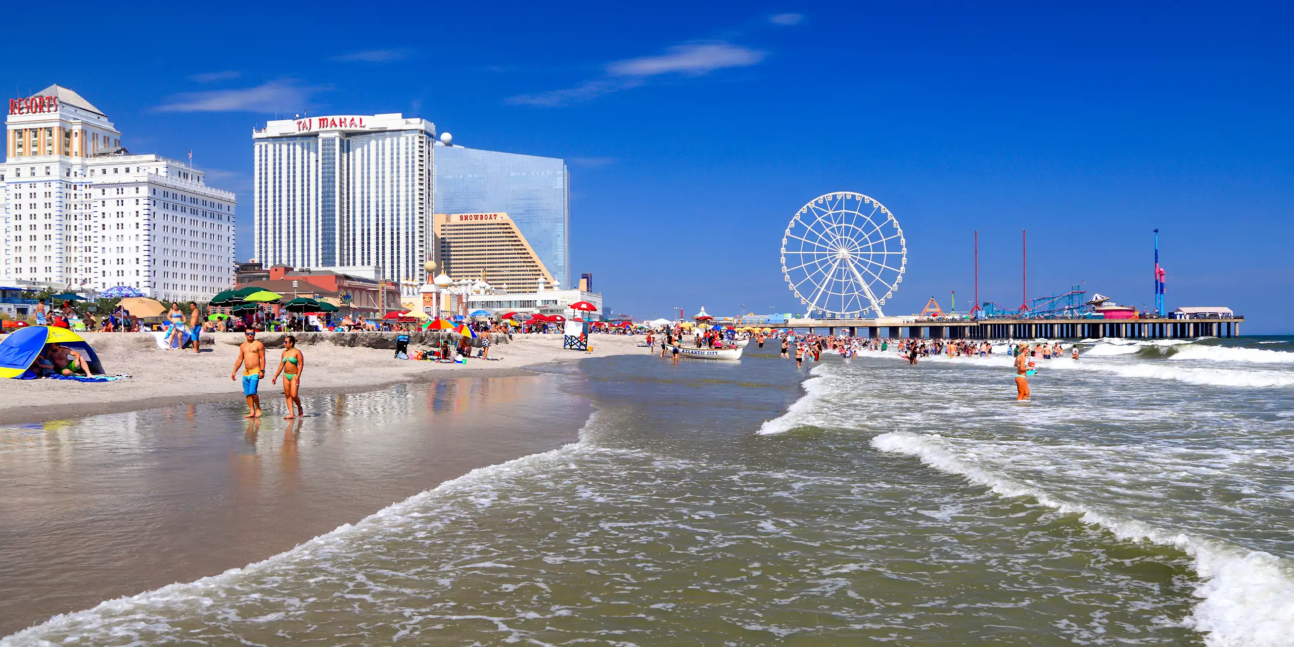 Beach and Steel Pier in Atlantic City; Courtesy Vlad G/Shutterstock