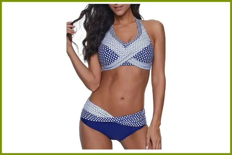 ReachMe Twist-Front Halter Two-Piece