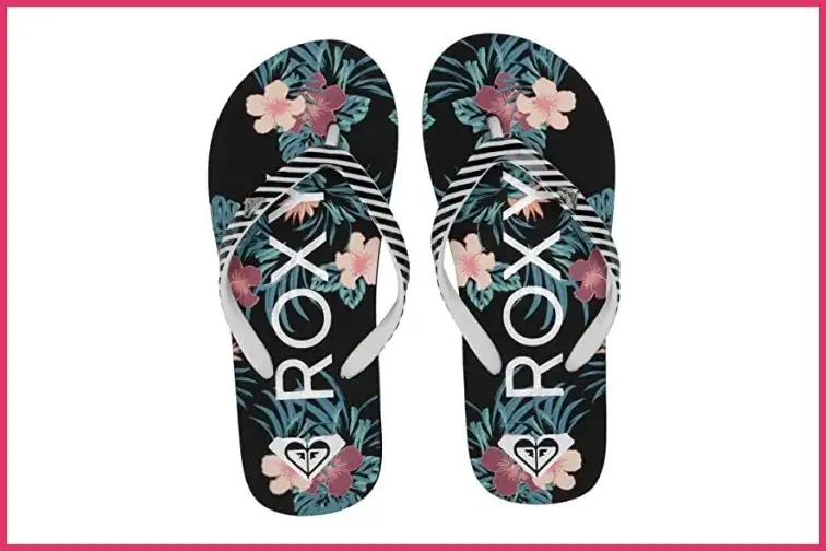 Roxy Kids Flip Flops; Courtesy of Zappos