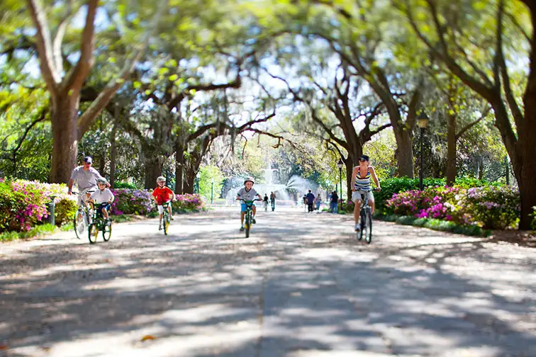 Savannah, GA Forsyth Park; Courtesy Visit Savannah