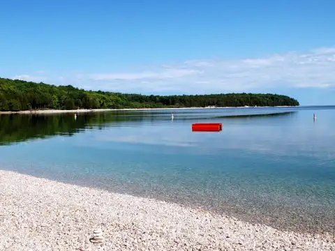 Schoolhouse Beach in Wisconsin; Courtesy of Door County Visitors Bureau