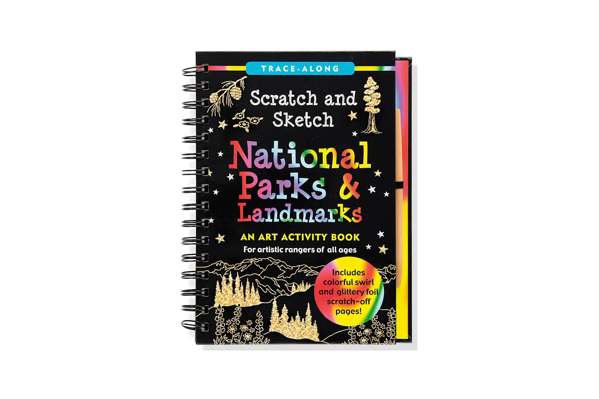 Scratch and Sketch: National Parks and Landmarks Book