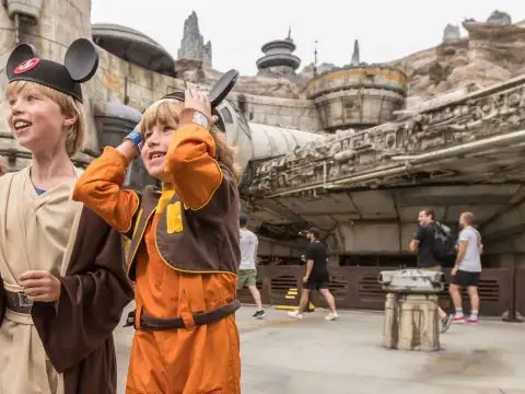 Star Wars: Galaxy’s Edge at Disneyland Park in Anaheim, California; Courtesy of Disneyland Resort