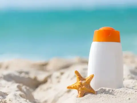 Sunscreen on Beach; Courtesy of Freebird797/Shutterstock.com