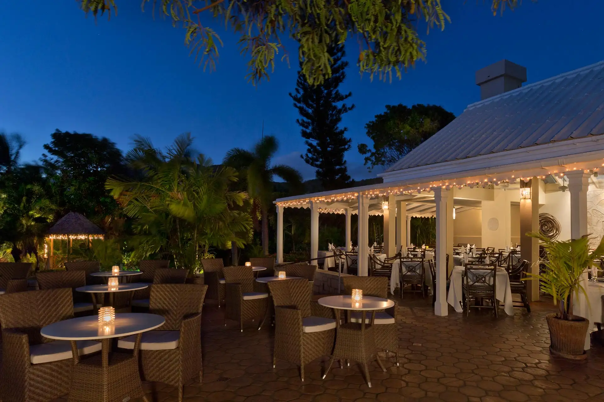 Tamarind Restaurant at Curtain Bluff in Antigua