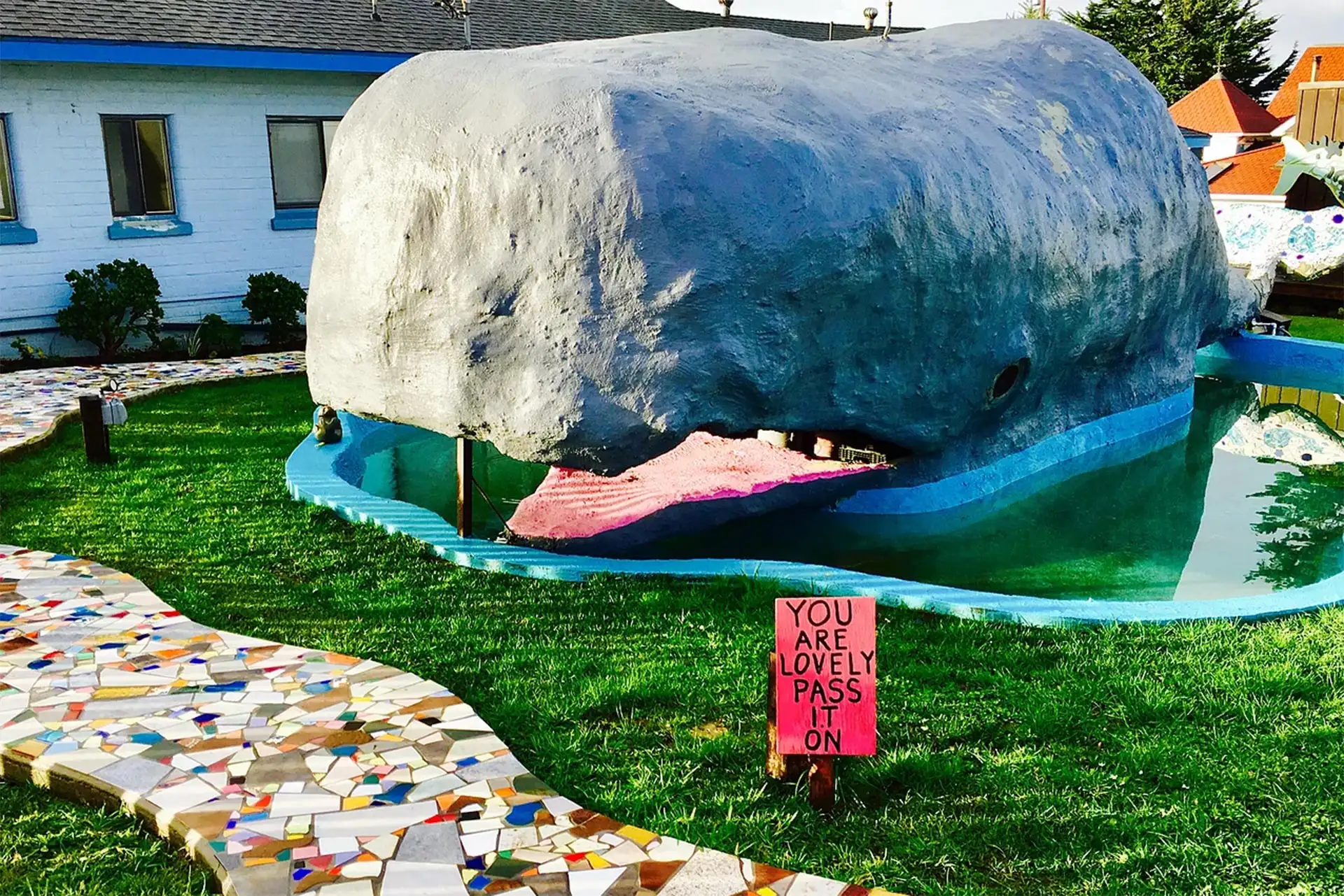 The Westport Whale just north of Mendocino, California; Courtesy of Westport Whale