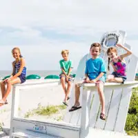 Kids at Wild Dunes Resort in Isle of Palms, SC